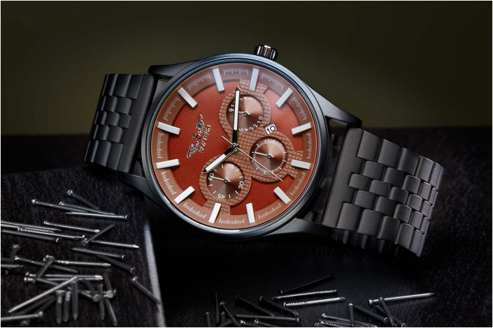 product photography of stylish watch